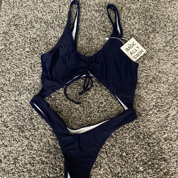 Boutine LA Other - Boutine la new midnight blue front tie one piece